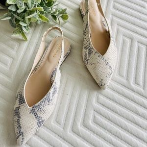 NEW Cole Haan Snake Print Flats